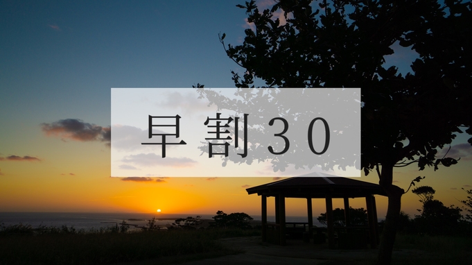 【早割30】30日前までのご予約でお得にステイ〜非日常が新たな日常になる球美の島〜＜素泊まり＞